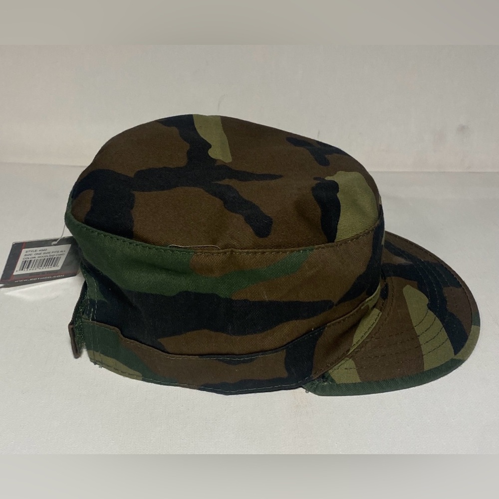 Rothco Woodland Camouflage Combat Fatigue Cap Unisex O/S